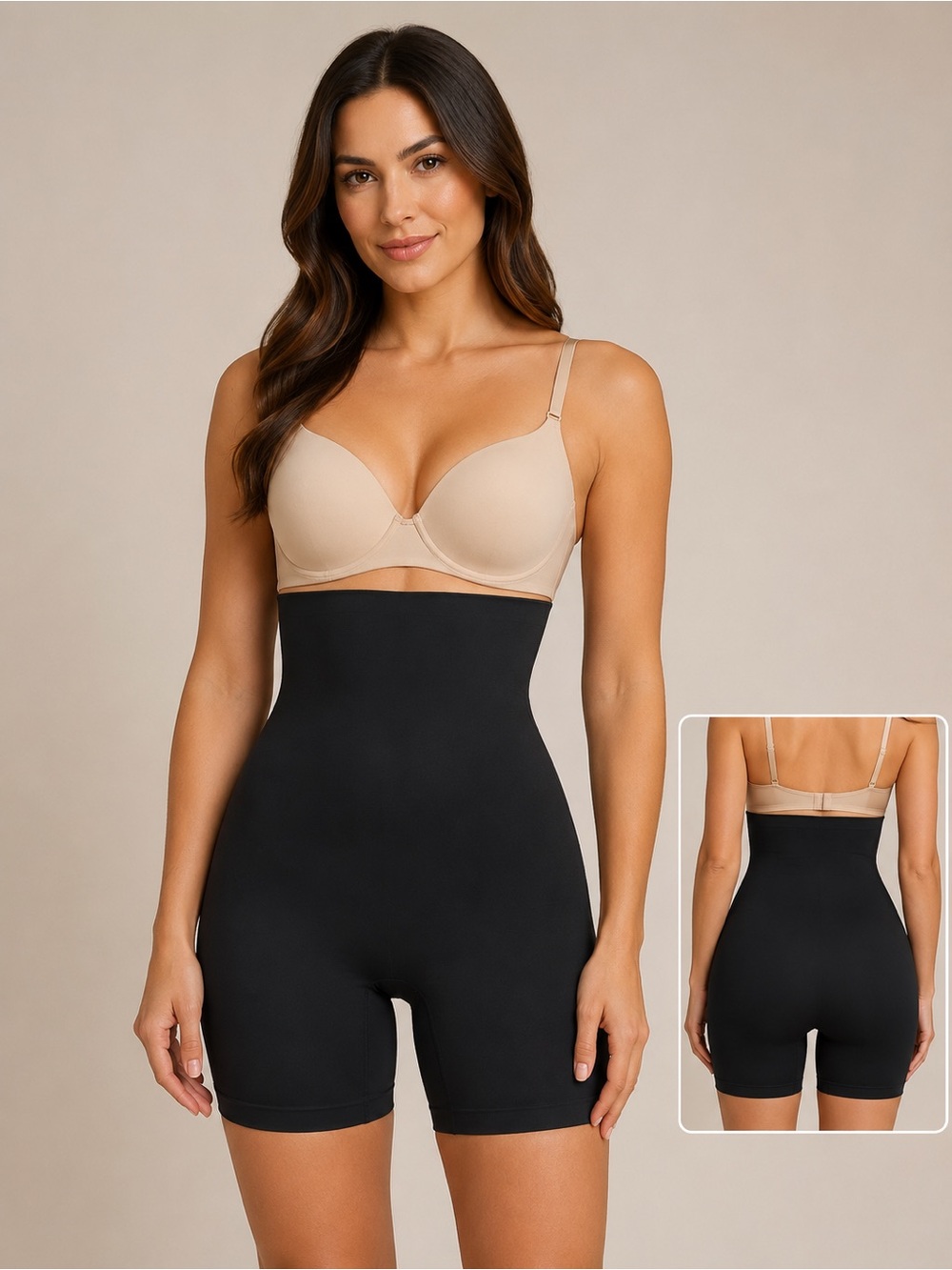 Feelingirl High-Waist Shapewear Shorts‎ – M/L – NWT